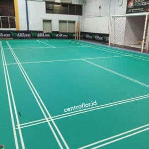 Instalasi Lantai Vinyl untuk Lapangan Badminton