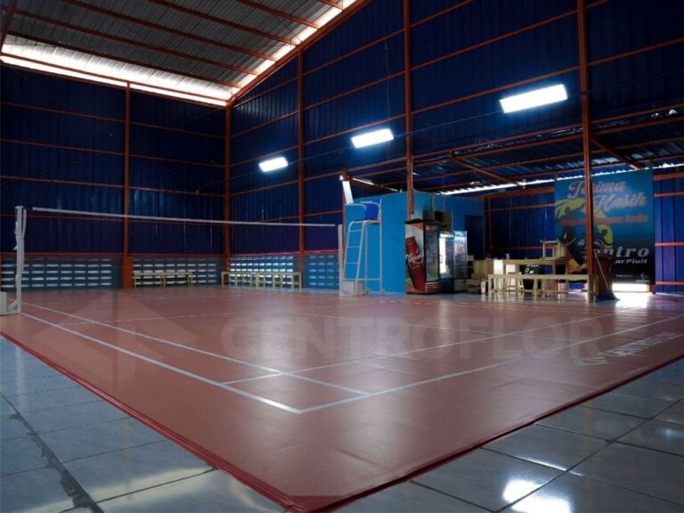 Cat untuk Lapangan Badminton