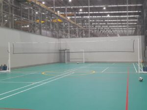 Karpet vinyl lapangan voli