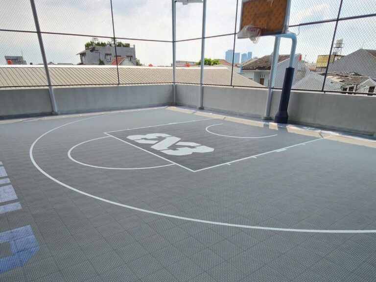 Lantai Interlock Lapangan Basket