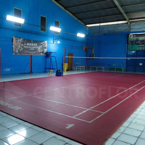 Karpet Badminton Merah